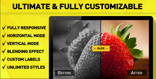 Ultimate Before After Slider für WordPress